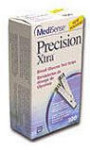 Precision Xtra Test Strips (Glucose) - For Precision Xtra Blood Glucose Monitors - 100 Test Strips