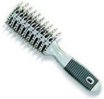 Skeleton Brush - Ball-Tipped Bristle - Rubber Handle - Large