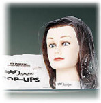 Pop Ups - Plastic Processing Cap - Clear - Dispenser Bag - 100 Caps/Box