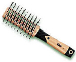 Skeleton Brush - Ball-Tipped Bristle - Wooden Handle - Large