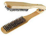 Straightening Brush - Boar Bristle - Wooden