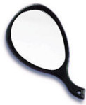 Professional - Pallet-Shaped Hand Mirror - Extra Large - Black