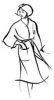 Dannyco - Personal - Salon Apparel - Nylon Kimono