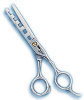 Japanese-Style Scissors - with Offset Handles - Texturizing 5 Teeth