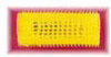 Gripping Curlers - EZ Grip - Yellow - 1 1/4" - Set of 6