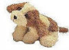 Scruffy The Plush Puppy - Light Brown - " - The Heartcraft Collection