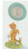 Russ Berrie - Baby - Expressions of Love: Bear Holding Lollipop Photo Frame - Blue