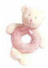 Rattle Ring - Bear - Pink - 7 1/2 X 9 1/2"