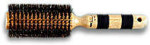 Circular Wooden Brush - Pre-Softened Boar Bristle - Large