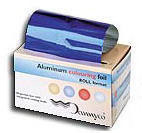 Heavy Aluminum Foil Rolls - 1 lb - 270 Feet - Blue