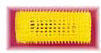 Gripping Curlers - EZ Grip - Yellow - 1 1/4" - Set of 6