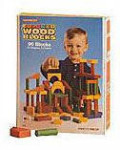 Colored Wood Blocks - 90 Pieces