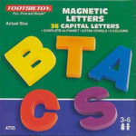 Magnetic Capital Letters - 36 Pieces