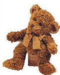 Honeyfitz Curly Bear - Medium - 16" - Bears From the Past Collection