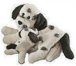 Dolly the Dalmatian with Puppy - Luv Pets Collection