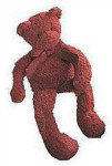 Tibbie Bear - Red - 7" - Luv Pets Collection