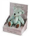 Birthstone Teddy - December - 2 3/4"