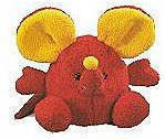 Tidbits Mouse - Red - 6"