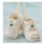 Birthstone Booties - December - Turquoise