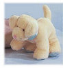 Russ Berrie - Baby - Li'l Pups - Squeaker Puppy - White/Blue - 5"
