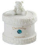 Monthly Trinket Box - December - Turquoise