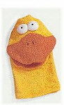 Bath Puppet - Terrycloth - Duck - 9 3/4"