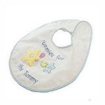 Baby Bib with Squeaker - Yummies for the Tummy - 12"