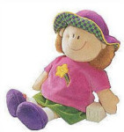 Gertrude - Stuffed Doll - Girl - Pink