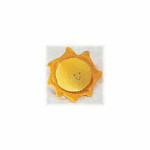 Soft Velour Rattle - Sun - 5"