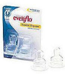 Sensitive Response Orthodontic Silicone Nipple - 2 Pack - Slow Flow