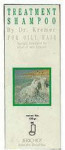 Treatment Shampoo - by Dr. Kremer - for Normal Hair - from the Dead Sea - Specially Formuleted for Relief of Skin Ailments