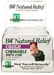Cough Chewable Homeopathic with Zinc - Orange Flavor