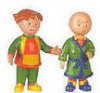 - ZooScape - Caillou and Leo - Collectible Figure set