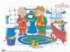 Wood Peg Puzzle - Bathtime
