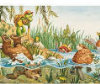 Franklin at the Swimming Hole - Floor Puzzle with Carry Case - 24 Pieces