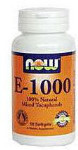 Vitamin E - 1000 IU - 100% Natural Mixed Tocopherols