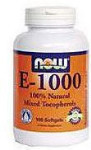 Vitamin E - 1000 IU - 100% Natural Mixed Tocopherols