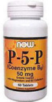 Vitamin B - P-5-P - 50 mg - Coenzyme B6 - Enteric coated with Magnesium and B2 Cofactors