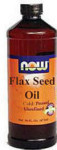 Flax Seed Oil - Non-GE - Organic Flax Seeds - Cold-Pressed and Unrefined