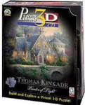 Thomas Kinkade - Painter of Light - Lamplight Manor - 3D CD Puzzle