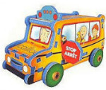 Foam Puzzle - School Bus
