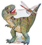 Baby Rex and Dragonfly