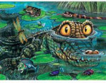 Crocodile Smile - 100 Pieces - Glow-In-The-Dark