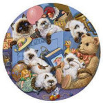Toybox Kittens - Round - 500 Pieces