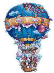 Fantastic Balloon Race - 1000 Pieces