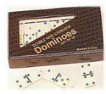 Double Six Domino Set in Ivory Color - 28 Pieces