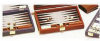 Travel Backgammon Set - 9" Burgundy