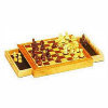 Deluxe Magnetic Staunton Wood Chess Set - Storage Drawers