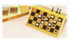 3-in-1 Magnetic Game Set in Wood Case - Backgammon, Chess and Checkers