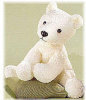 Cubbett Bear - White - 7" - Luv Pets Collection